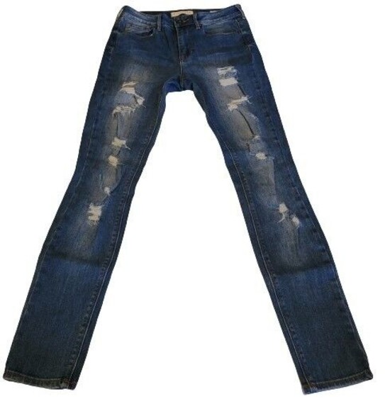 Bullhead Denim - Bullhead Denim High Rise Skinniest Jeans Size 5 Womens Blue Skinny Jeggings